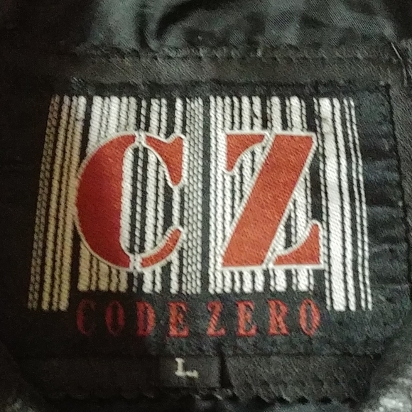Code Zero Vintage Leather bomber jacket - Picture 2 of 4